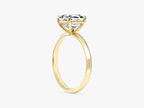 Labordiamant Verlobungsring im Asscherschliff mit Messer-Kante (1.50 CT)