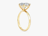 Knife Edge Heart Lab Grown Diamond Engagement Ring (3.00 CT)