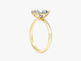 Labordiamant Verlobungsring im Radiantschliff mit Messer-Kante  (2,00 CT)