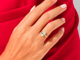 Labordiamant Verlobungsring im Bezel-Tropfenschliff (3,00 CT TW)