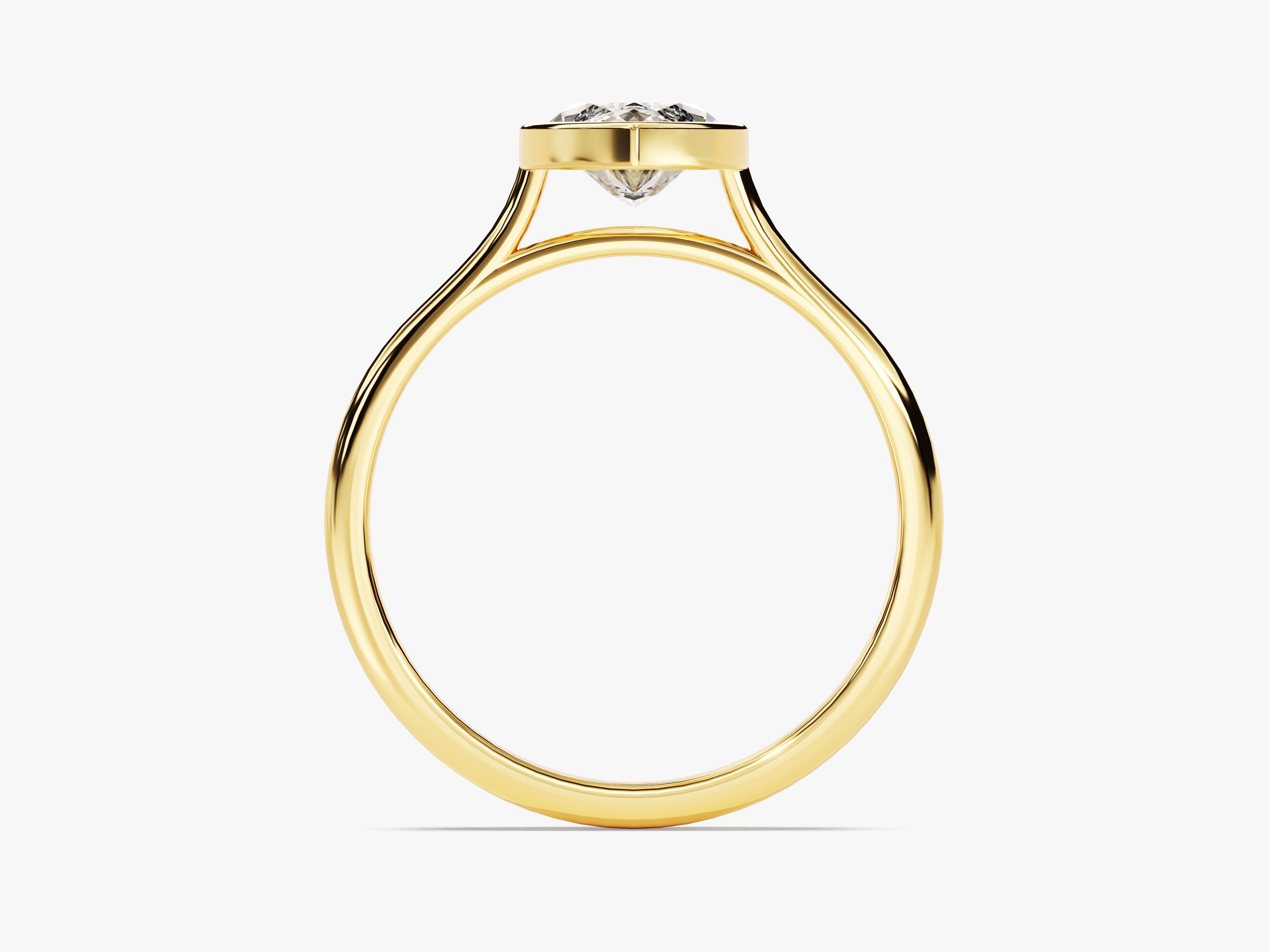 Labordiamant Verlobungsring im Bezel-Marquiseschliff (1.50 CT)