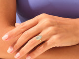Bezel Marquise Lab Grown Diamond Engagement Ring (3.00 CT)