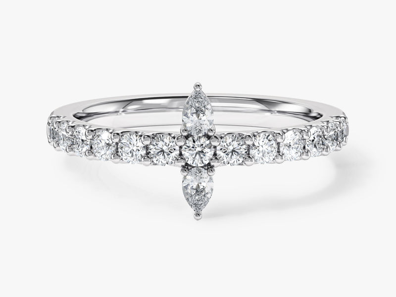 Diamond cross ring, fine jewelry, engagement ring, wedding band