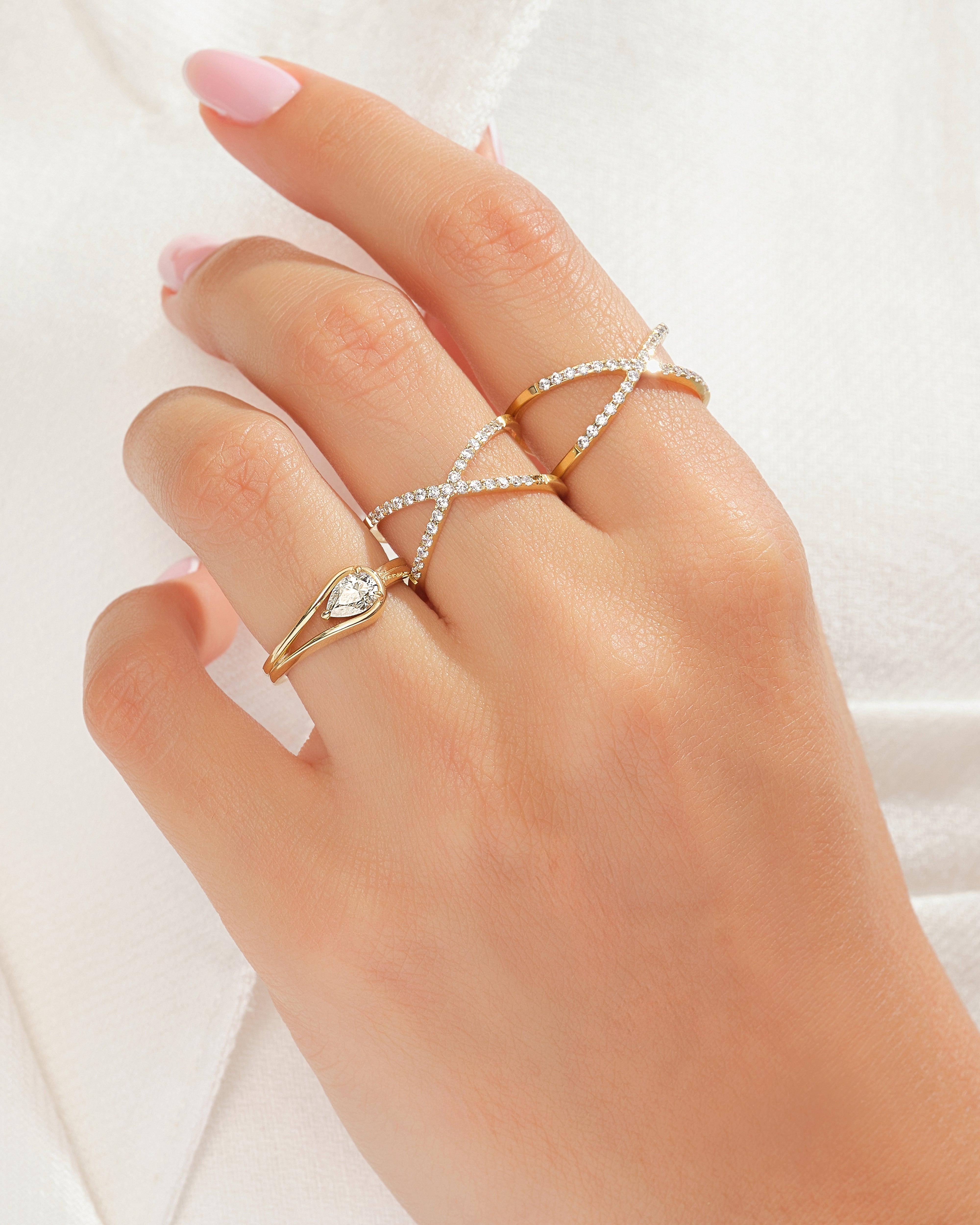 Versprechensring mit Doppelband-Design