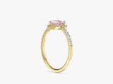 Pink Heart Cut Promise Ring