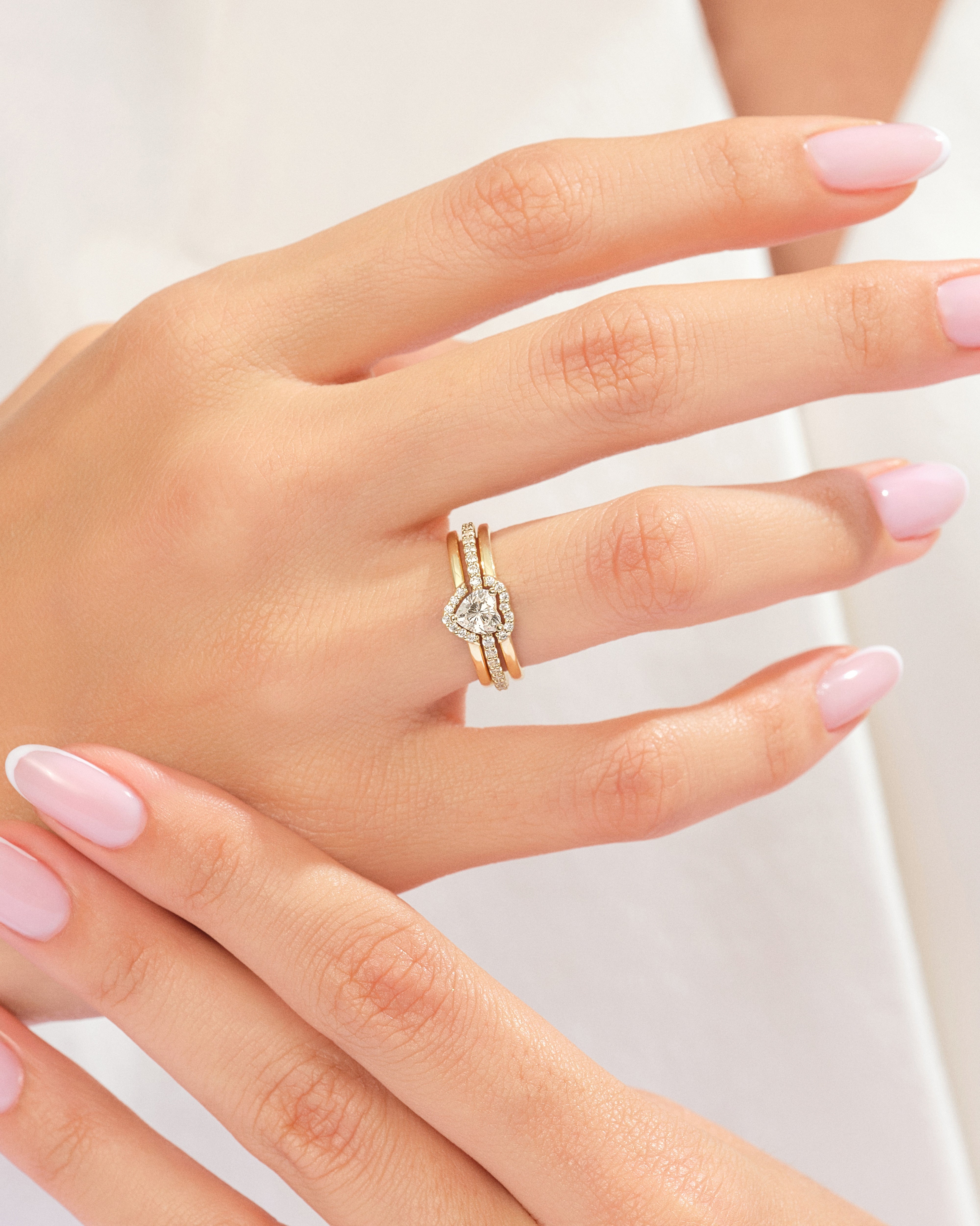 Pink Doppelherz Versprechensring