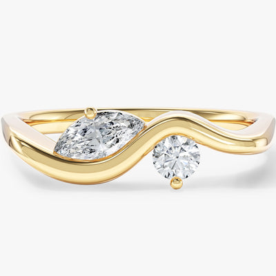 Wavy Promise Ring