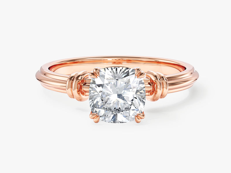 Labordiamant Verlobungsring mit Knotendesign