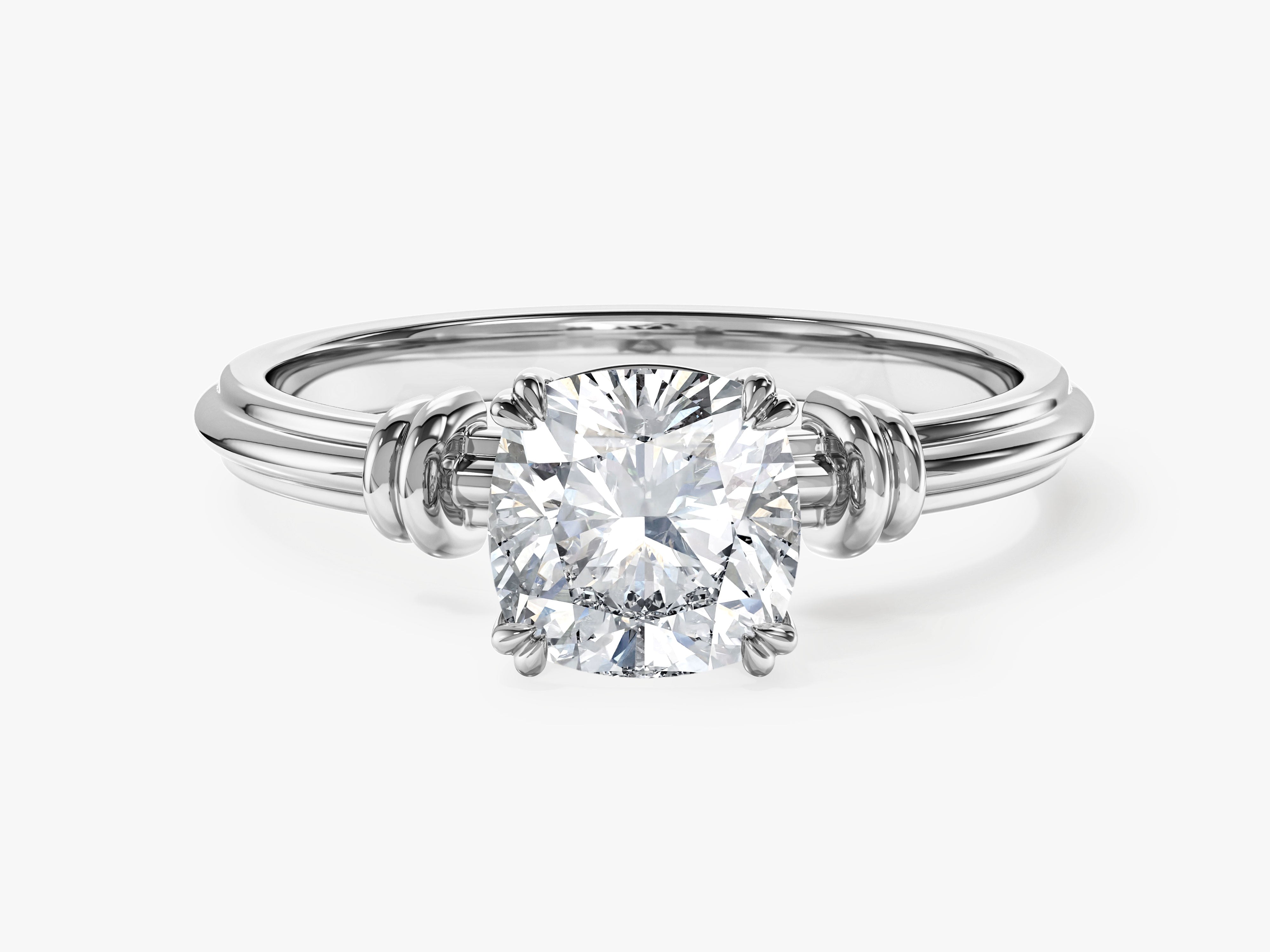 Labordiamant Verlobungsring mit Knotendesign