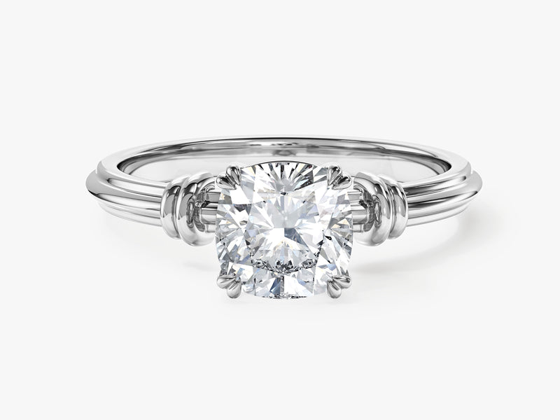Labordiamant Verlobungsring mit Knotendesign