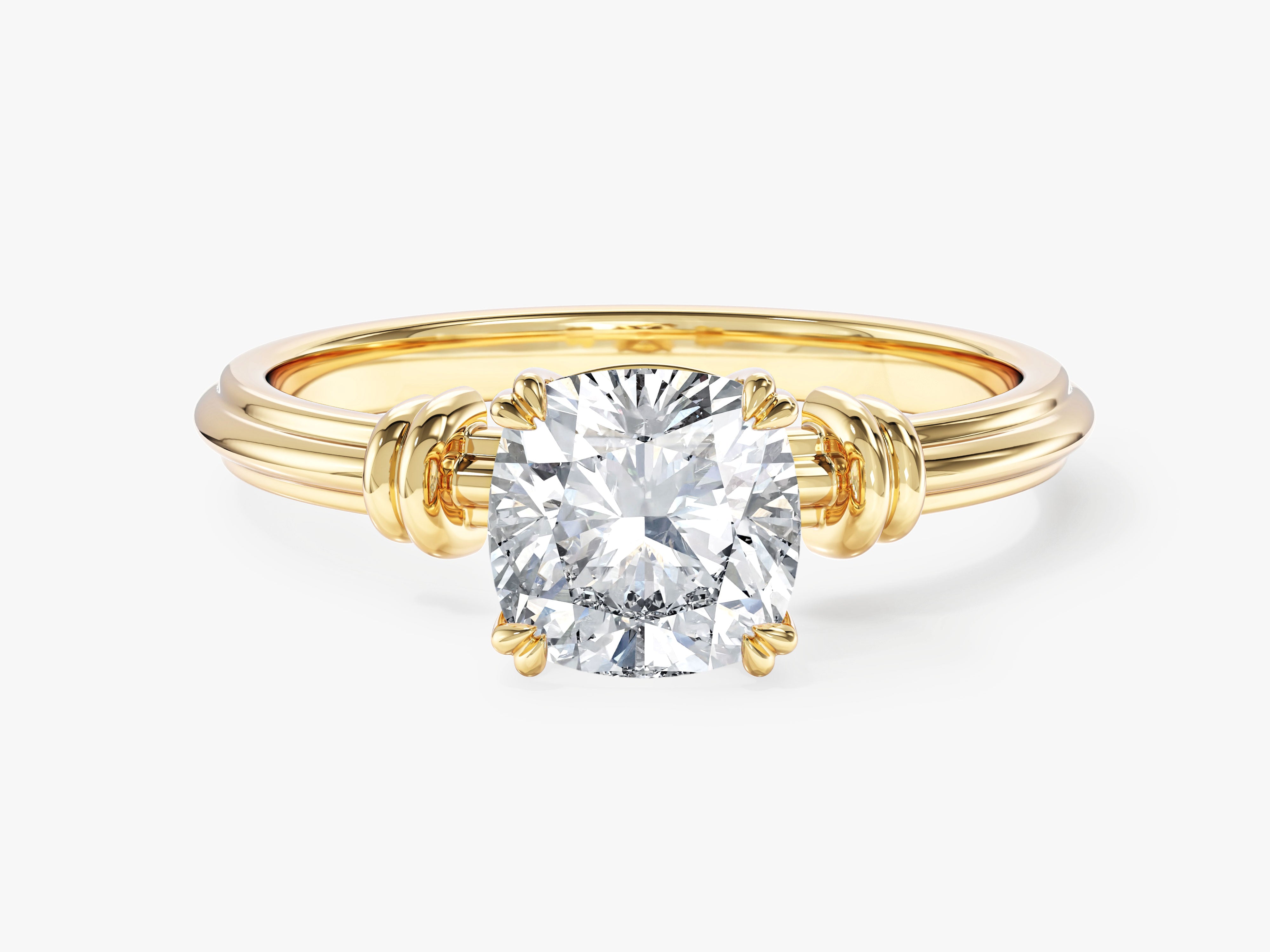 Labordiamant Verlobungsring mit Knotendesign