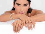 Dome Lab Grown Diamond Engagement Ring