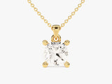 Gold diamond pendant necklace, fine jewelry, elegant design