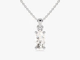 Marquise diamond pendant necklace from jewelry firm