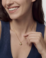 Herz Halskette mit Diamant Charm