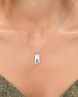 Buchstabe Tag Halskette