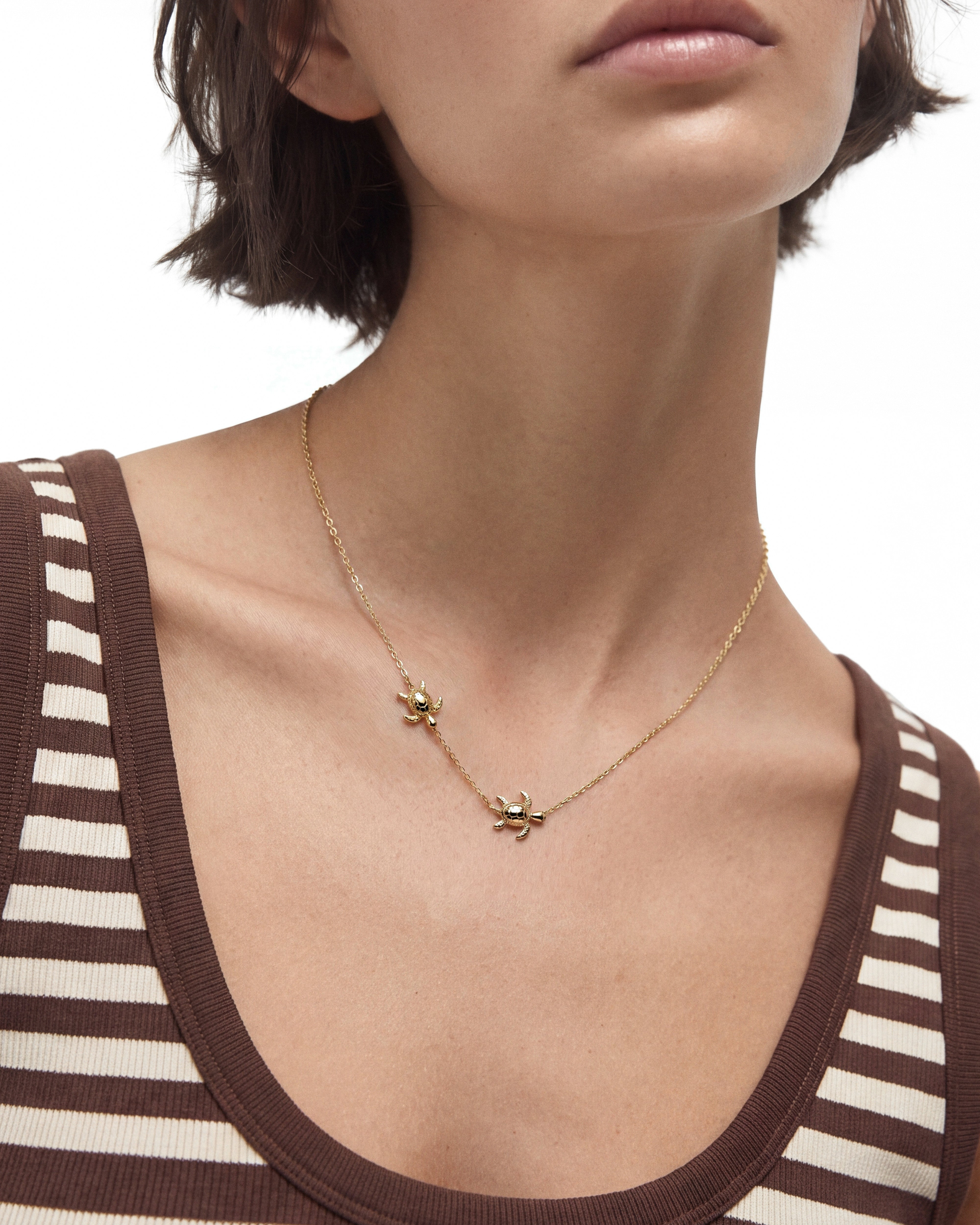 Mother & Baby Sea Turtle Necklace
