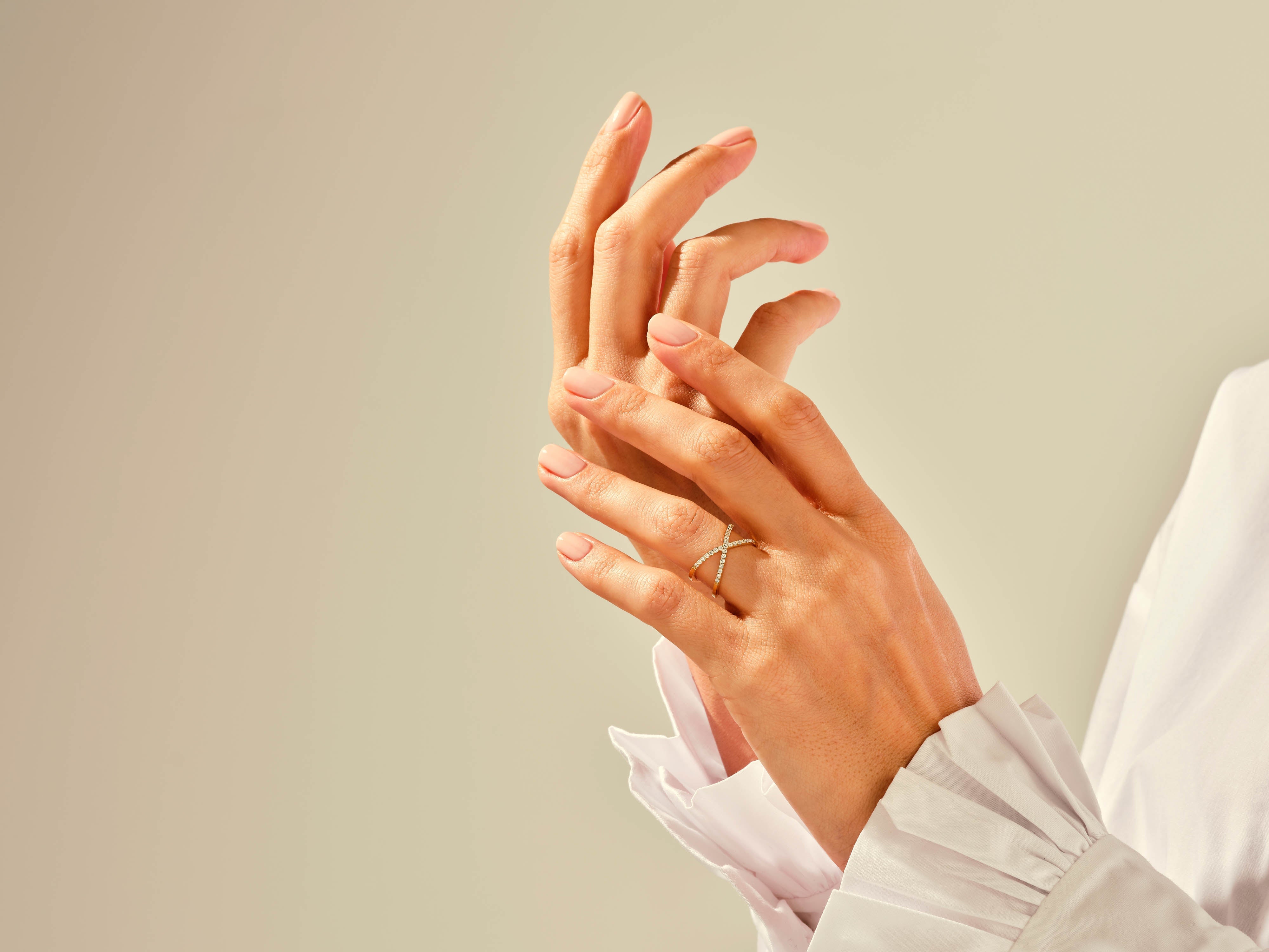 Criss Cross Diamant-Ehering