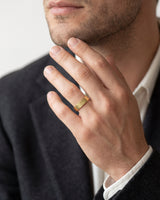 6mm Flat Men's Wedding Band with Ice Matte Finish