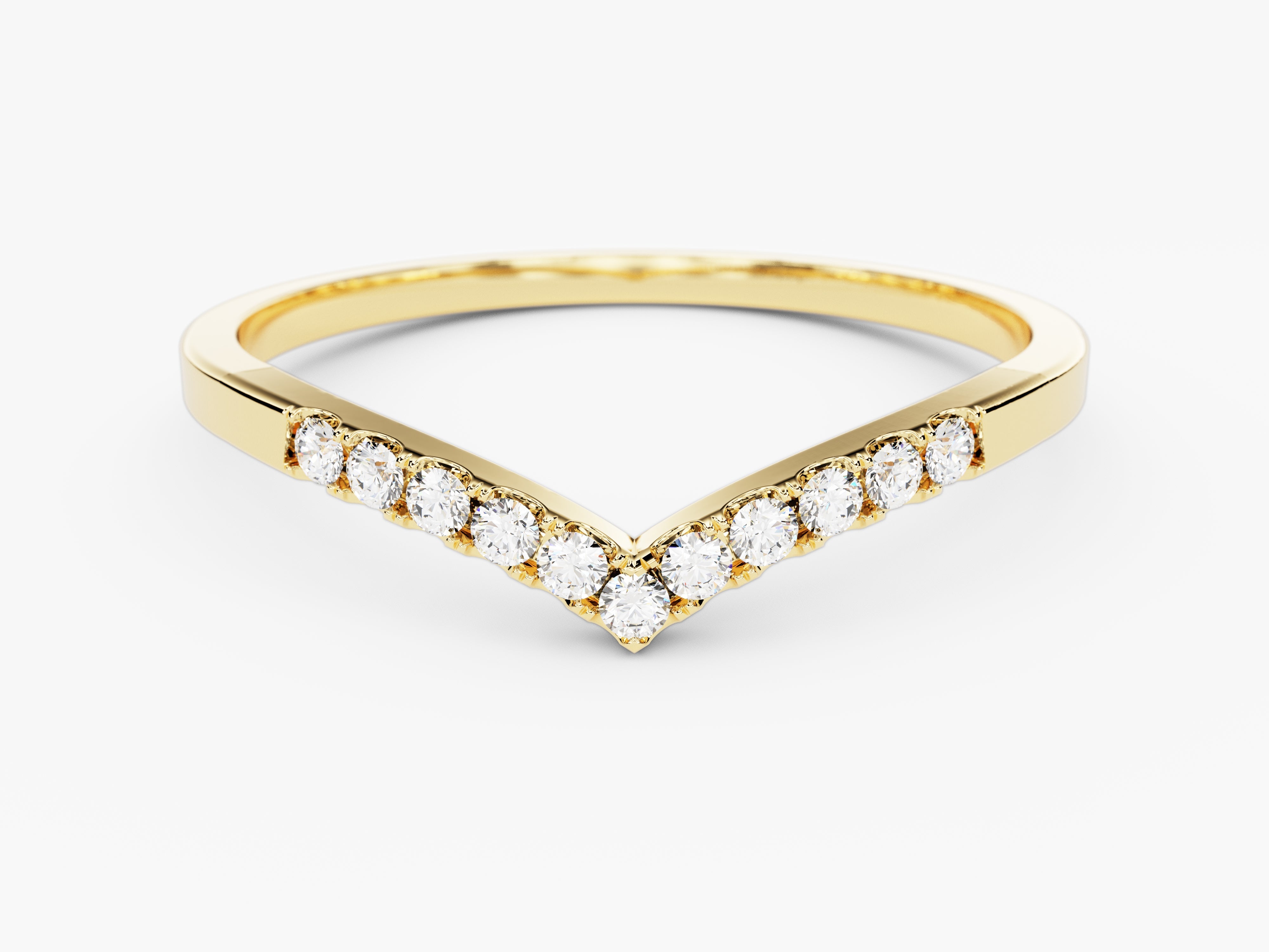 V-förmiger Diamant-Ehering