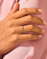 Turquoise Wedding Band