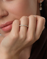 U-Krappenfassung Ewigkeit Ring (1,50 CT TW)