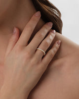 Ewigkeitsring mit geteilten Krappen (1,00 CT TW)