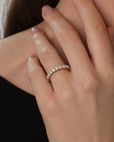 Ewigkeitsring mit geteilten Krappen (2,00 CT TW)
