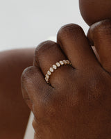 Ewigkeitsring mit Ovalschliff und Zargenfassung (1,25 CT TW)