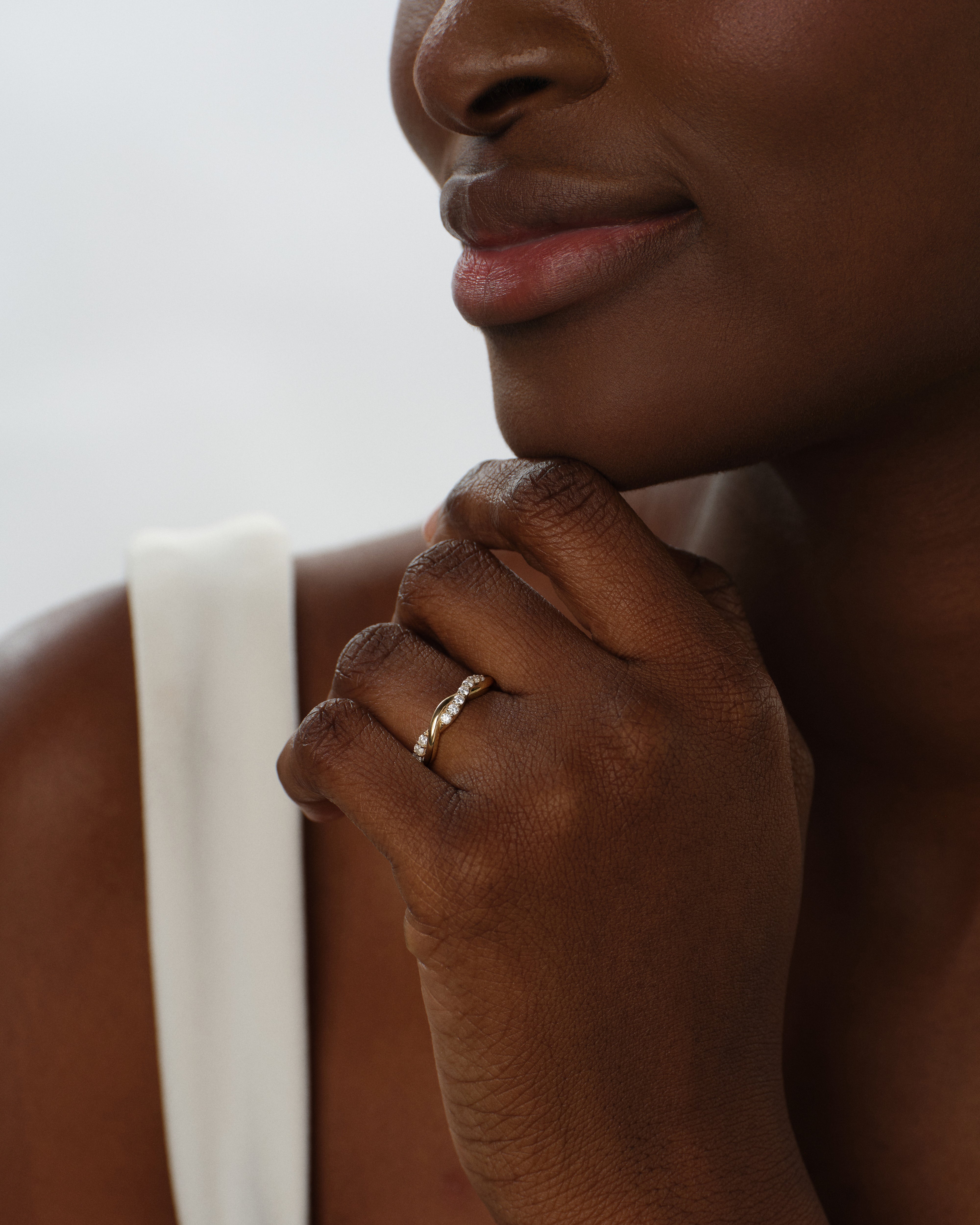 Ewigkeitsring im verschlungenen Reben-Design (0,60 CT TW)