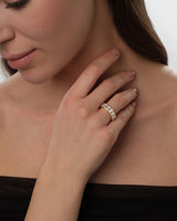 Ewigkeitsring mit Smaragdschliff in Zargenfassung (5,00 CT TW)
