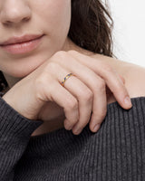 Geburtsstein Ring mit  Eingeriebene Fassung