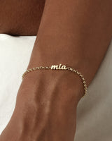Cuban Chain Name Bracelet