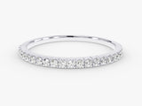Halb-Ewigkeit Diamant-Ehering in Schlitz (0,21 CT TW)