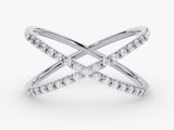 Criss Cross Diamant-Ehering