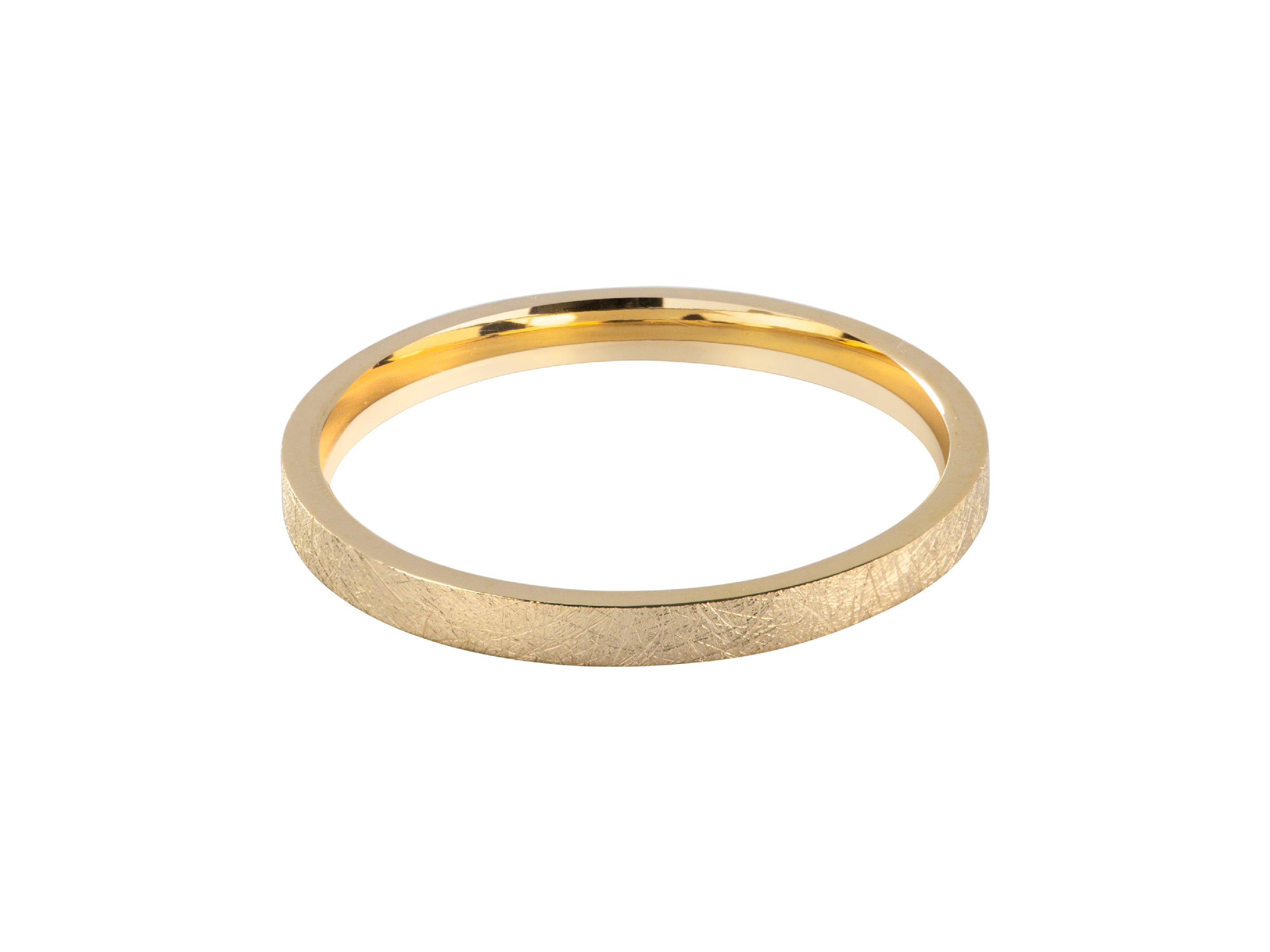 Textured gold ring from jewelry collection