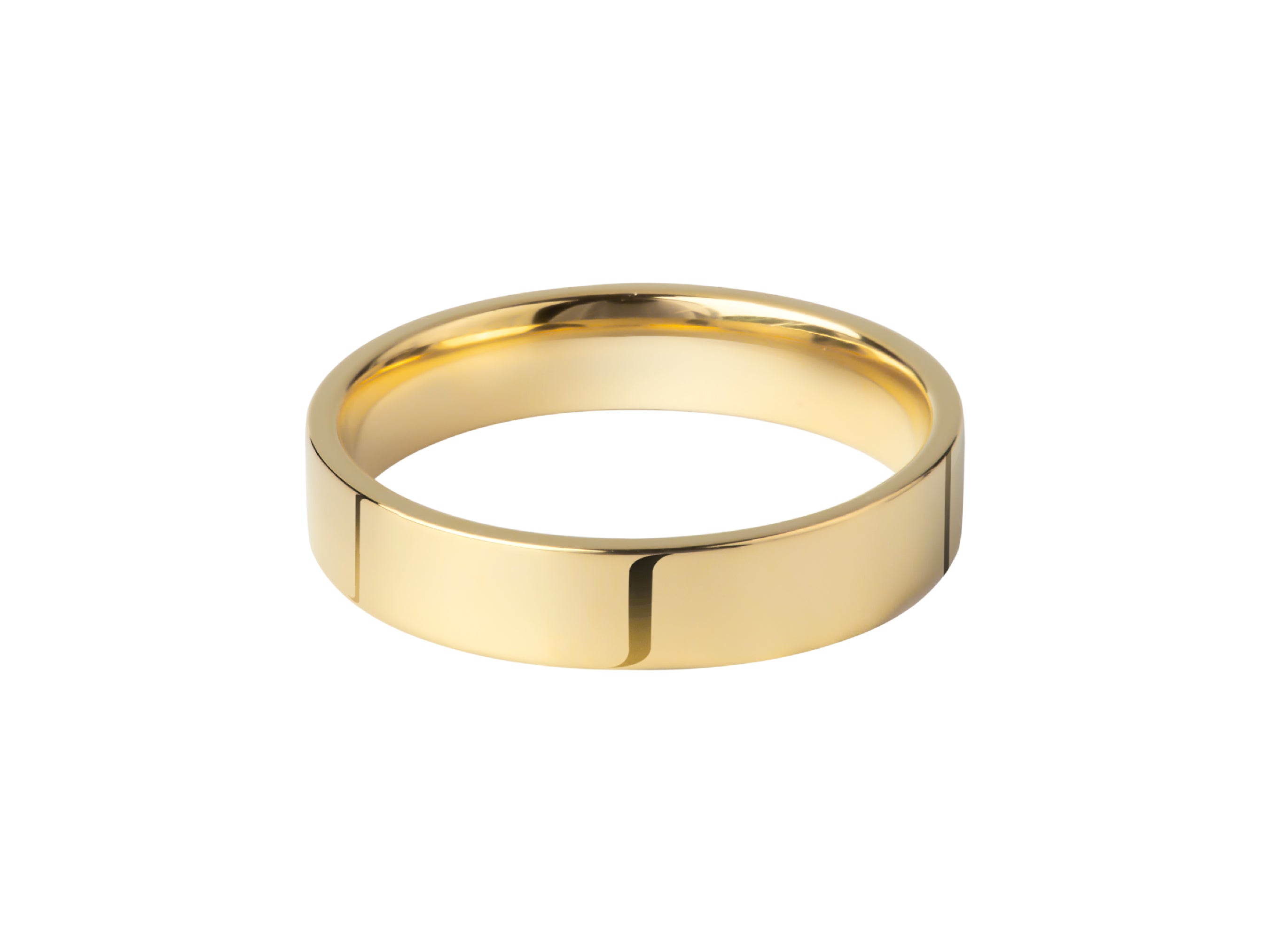 Gold band ring, elegant jewelry for your collection