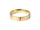 Gold band ring, elegant jewelry for your collection