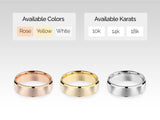 Jewelry rings available in rose, yellow, white gold, 10k, 14k, 18k
